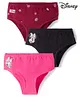 Pine Kids Disney Lycra Knit Panties With Minnie Mouse Graphics Pack of 3 - Multicolor