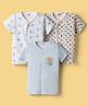 Ben Benny Interlock Knit Half Sleeves Jhablas With Sea Life & Teddy Print Pack of 3 - Multicolor