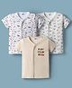 Ben Benny Interlock Knit Half Sleeves Jhablas With Car Print Pack of 3 - Multicolor