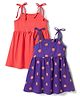 Babyhug Single Jersey Knit Multi-pack/ Value Packs with Bow Detail Multi Color 3-6 Months
