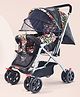 Angels & Mice Wonder Cruise Stroller, Reversible Handle, Mosquito Net, 5 Point Safety Harness, Adjustable backrest, 360° Swivel Wheel, Large Storage Basket, Back storage pocket, Jungle Joy