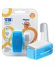 STIM Junior Silicone Baby Finger toothbrush, Great For massaging & cleaning gums, BPA-Free, Travel friendly- Multicoloured