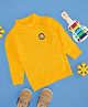 Pantaloons Baby Knit Full Sleeves Dinosaur Patch Detailed Sweater -  Yellow