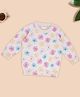 Pantaloons Baby Blended Knit Full Sleeves Floral Designed  Sweater - Multi Colour