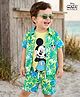 Babyhug Disney Single Jersey Knit Half Sleeves Shirt & Shorts Co-ord Set With T-Shirt & Mickey Mouse & Family Graphics - Multicolor