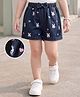 Mark & Mia Shorts with Bunny Embroidery & Bow Applique - Navy Blue