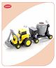 Aditi Toys Plastic Construction Vehicles Set Toy For Kids Friction Power Toys Set For Boys Road Roller Bulldozer Digger Tractor Cement Steamroller Crane Sandbox Truck Toy Concrete Mixture - Multicolor
