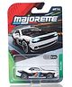 Majorette Dodge Challenger SRT Hellcat Die Cast Free Wheel Moving Premium Racing  Car - White & Black