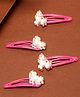 Stol'n Set Of 4 Unicorn Applique Detailed Tic Tac Clips - Pink