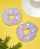 Stol'n  Beads Embellished Scrunchies - Purple