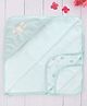 Simply Interlock Knit Unisex Towel & Wrappers With Panda Print L 80 x B 80 cm - Mint
