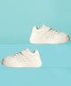 HAPPY FEET Solid Lace Up Shoes - White