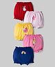 Doodle Poodle 100% Cotton Knit Printed Bloomers Pack of 5 - Multicolor