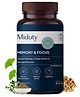 Miduty Memory & Focus - Bacopa Monnieri - Ginkgo Biloba - Brain Health -caffeine free - 60 Capsule
