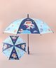 Babyhug Free Size Umbrella with Animal Print - Blue