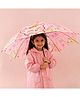 Babyhug Free Size Umbrella with Animal Print - Pink