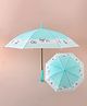 Babyhug Free Size Umbrella with Penguin Print - Light Blue