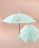 Babyhug Free Size Umbrella with Unicorn Print - Sea Green