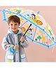 Babyhug Free Size Umbrella with Animal Print - White