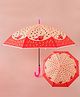 Babyhug Kids Umbrella With Dragon Fruit Print - Dark Pink