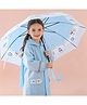Babyhug Free Size Umbrella with Penguin Print - Blue