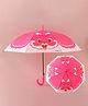 Babyhug Free Size Umbrella with Rabbit Print - Pink