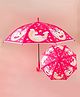 Babyhug Free Size Umbrella with Unicorn Print - Fuchsia