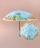 Babyhug Free Size Umbrella with Dino Print - Light Blue