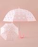 Pine Kids Free Size  Umbrella with Heart Print - Pink
