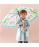 Babyhug Free Size Umbrella with Crocodile Print - Green