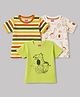 Babyhug Cotton Knit T-Shirts with Graphics Multi Color 2-3 Years Pack of 3