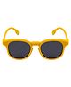 SeeSaw Solid Polarized & UV Protected Hexagon Sunglasses With Protective Hardcase - Yellow