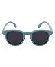 SeeSaw Solid Polarized & UV Protected Hexagon Sunglasses With Protective Hardcase - Grey