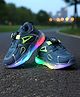 Binos Colour Blocked BOA System Closure LED Shoes - Teal Blue