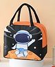 Purple Tots Space Thermal Insulated Lunch Bag for Kids - Black