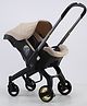 Purple Tots Travel Cabin Stroller - Cream
