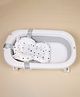 Purple Tots Bath Tub With Temperature Gauge & Cushion - Grey