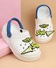 Pine Kids Disney Back Strap Clogs With Applique - Blue