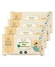 Pure Aura Baby Wipes with 99.9% Pure Water | Pack of 4 (288 wipes) | Ultra Soft & Thick