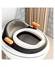 StarAndDaisy Baby Potty Seat  For Kids  With Splash Guard,  Comfortable Cushion & Secure Handles - Black & White