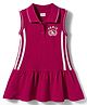Babyhug Cotton Knit One Piece Dress Sleeveless Polo Neck Purple 4-5 Years