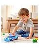 New Pinch Mini Police Car With Lights, Friction, Music And Siren Sound Police 3D Car (Pack Of 1), White