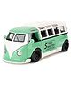 New Pinch Mini friction Cartoon Bus Toy for Kids Colorful Friction Pull Back Mini Bus Vehicle, Durable Plastic Toy for Boys and Girls random color dispatch (Pack Of 1)