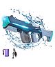 YAMAMA Electric Black Technology Repeater Automatic Continuous Spray High-Pressure Water Gun Toy - Blue