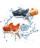YAMAMA Shark Water Gun Toy Long Range High Capacity Water Fighting Toy - Color May Vary