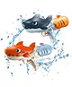 YAMAMA Shark Water Gun Toy Long Range High Capacity Water Fighting Toy - Color May Vary
