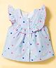 Babyhug Cotton Woven Top Sleeveless Striped All Over Print Multi Color 6-9 Months