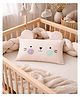 Mi Arcus Baby Plush Animal Face Soft, Cushioned & Gentle Comfort Pillow- Peach