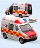 ARCADE TOYS 1:32 Scale Ambulance Car Toys Alloy Die-castFriction Power Car With Openable Doors, Lights And Realistic Music (Pack of 1 Color May Vary)