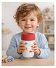 Mi Arcus Kids Printed Sipper Cup with Silicone Lid & Easy-Grip Design Red - 240 ml